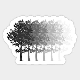 Forest Fade Out Sticker